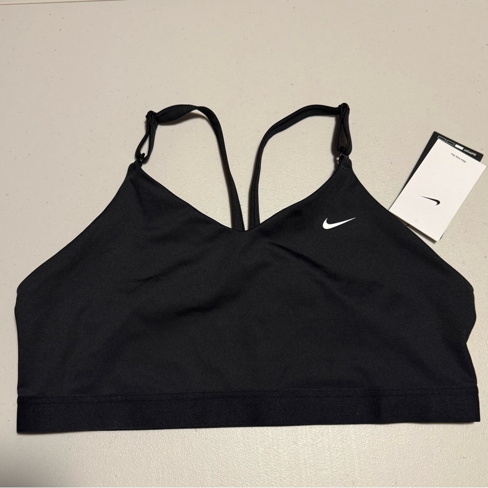 NWT Nike Women's Black Strappy Sports Bra